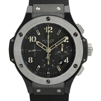 HUBLOT ウブロ ビッグバン コピー 301.CT.130.RX アイスバン クロノグラフ ブラックETA7750搭載